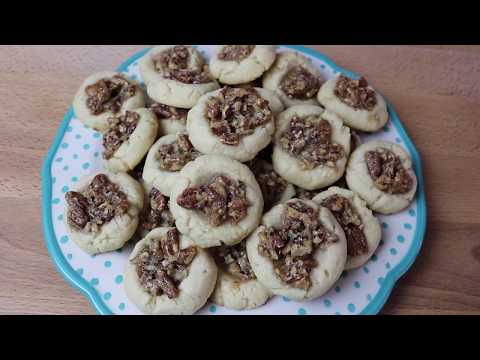 How to Make Pecan Pie Thumbprint Cookies