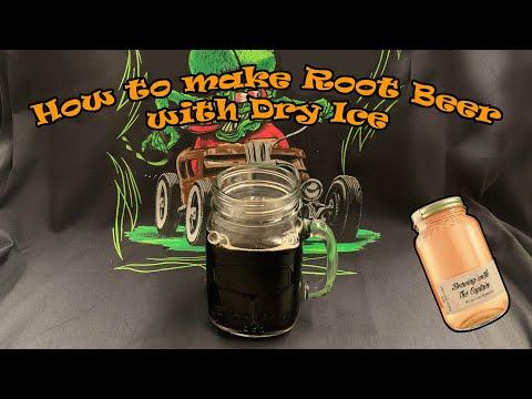 How to Make Root Beer &amp; Serve it with a Misty Dry Ice Effect! 🍺✨