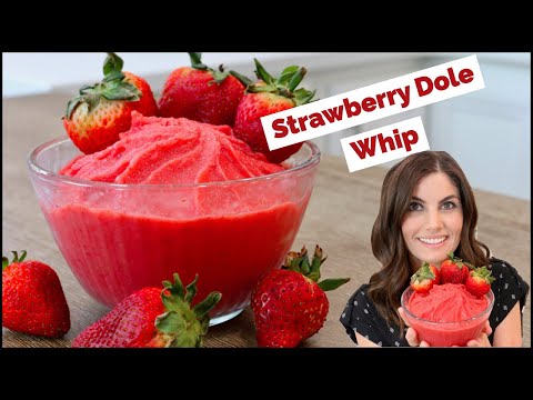 How to Make STRAWBERRY DOLE WHIP | Dairy Free