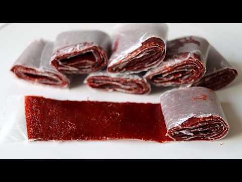 How to Make Strawberry Fruit Leather with 3 ingredients and NO DEHYDRATOR | Homemade Fruit Rollups