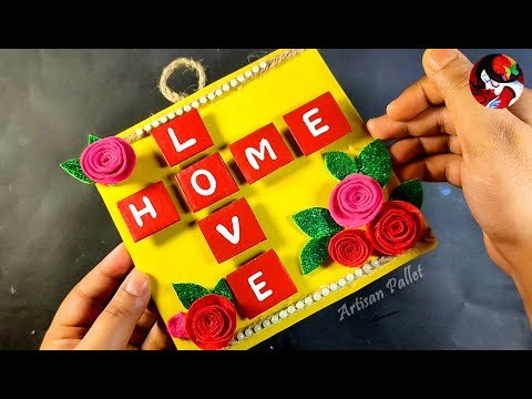 How to Make Wall Hanging with Cardboard | Simple Easy DIY Wall Hanging Craft Ideas @Artisan Pallet