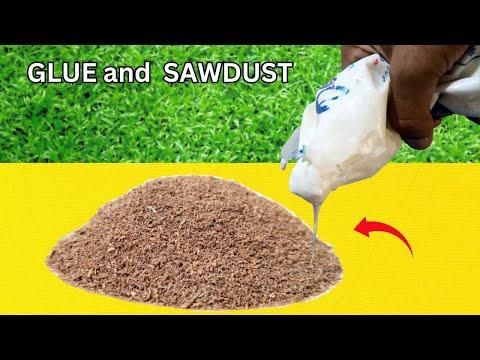 How to Make Wood Filler With Glue and Sawdust - DIY wood filler