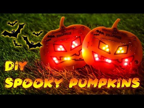 How to Make a Homemade DIY Glowing JackoLantern | DIY LED Pumpkin Halloween Arduino Project