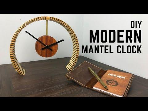 How to Make a Modern Mantel Clock