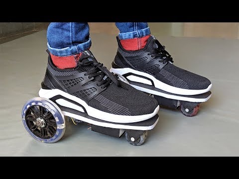 How to Make a Motorized Shoes / Skating at Home