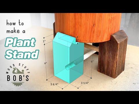 How to Make a Plant Stand - EASY DIY Plant Stand Plans