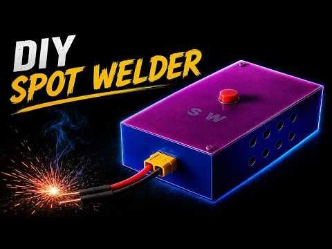 How to Make a Portable Spot Welding Machine at Home | DIY Spot Welder Telugu