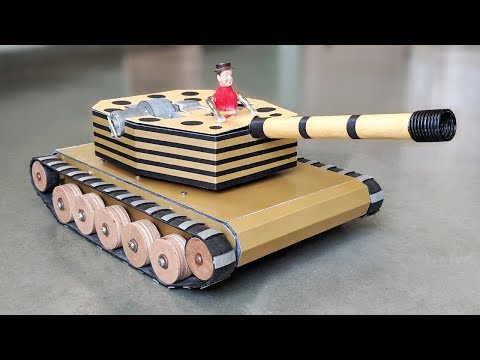 How to Make a RC Battle Tank with Motorized Fire