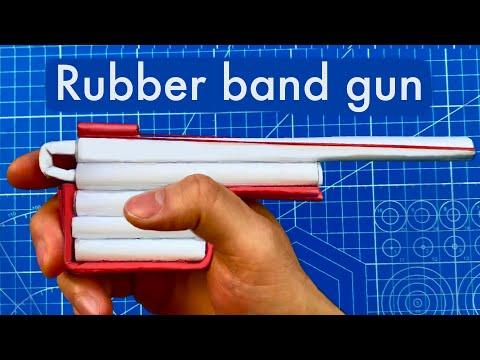 How to Make a Rubber Band Gun out of Paper