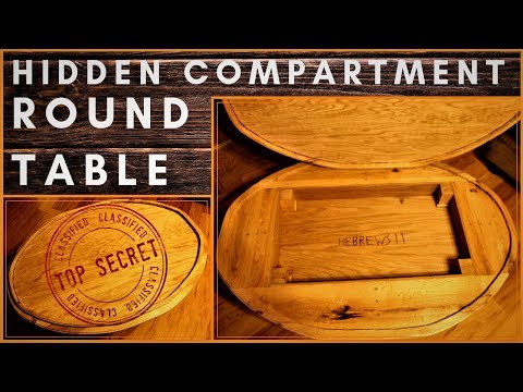 How to Make a Secret Pop-Top Round Table (DIY)