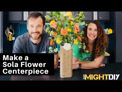 How to Make a Sola Wood Flower Centerpiece