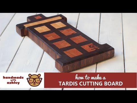 How to Make a Tardis End Grain Cutting Board