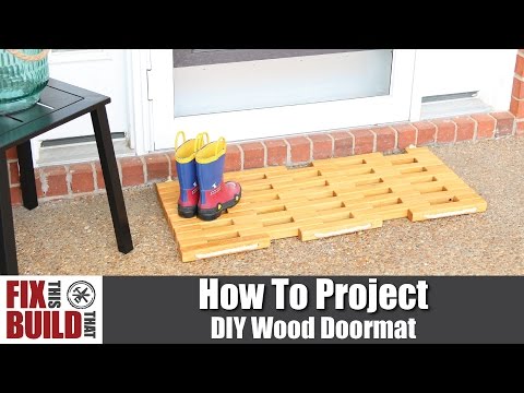 How to Make a Wood Doormat