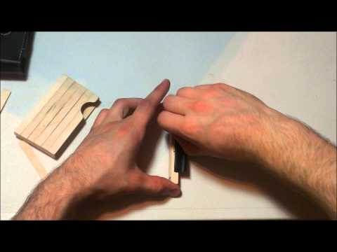 How to Make a Wooden Business Card Case with Household Items! | FozzTech