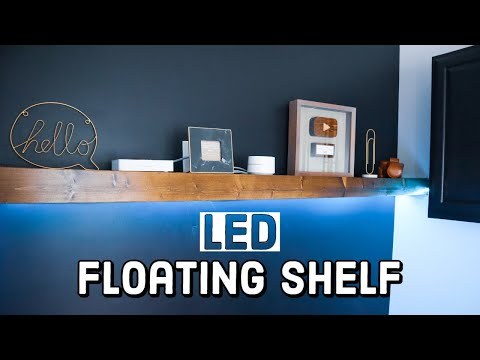 How to Make an LED Floating Shelf | DIY