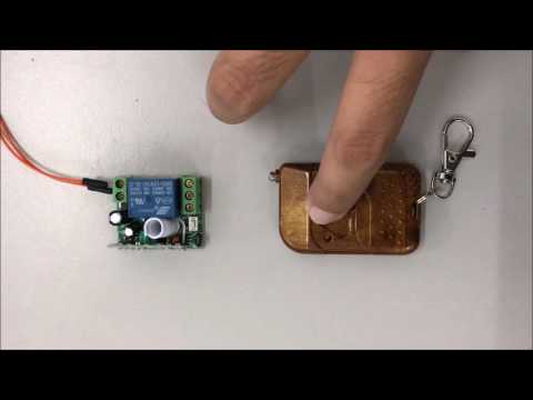 How to Pair Between RF Transmitter Remote Kit With RF Receiver Control Kit