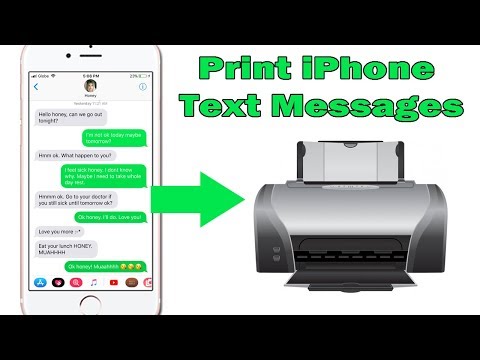 How to Print iPhone Text Messages and iMessages for Court or Archiving Purposes