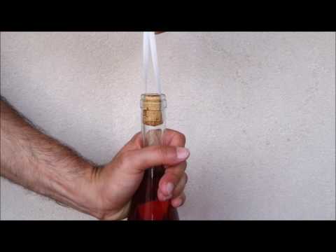 How to Remove Cork and Cork Tiles From Bottle With String Hook