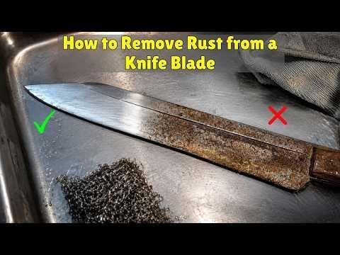 How to Remove Rust from a Knife Blade | Restore a Rusty Knife Easily