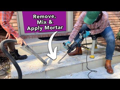 How to Remove Tile Mortar