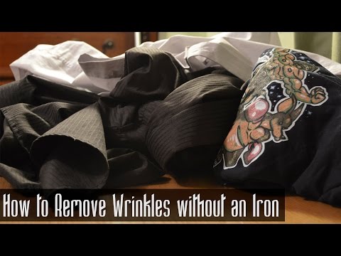 How to Remove Wrinkles without an Iron