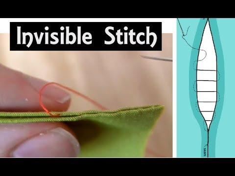 How to Sew: The Invisible Seam Stitch | Hand Sewing Tutorial for Beginners | Ladder/Slip Stitch