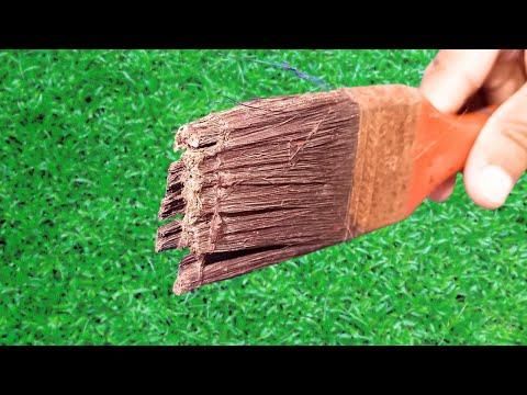 How to Soften Hard Paint Brush / Hard Brush Restoration