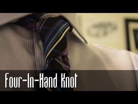 How to Tie a Four-In-Hand Knot