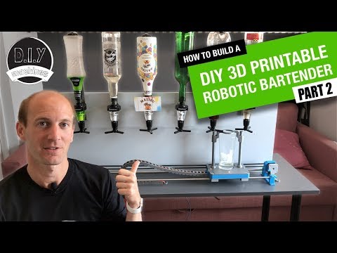 How to build an Arduino based DIY Robotic Bartender - Part 2 - Electronics