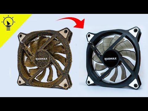 How to clean a PC fan