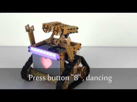 How to control Makeblock Walle Robot (Compatible with Arduino)