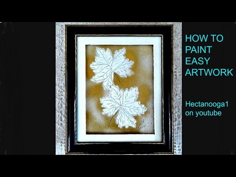 How to create EASY ARTWORK for your home, no artistic ability required, Easy paintings