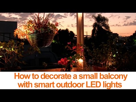 How to decorate a small balcony with smart LED lights   Season 2, Ep 14