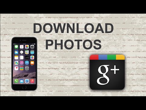 How to download photos from Google Plus | Mobile App