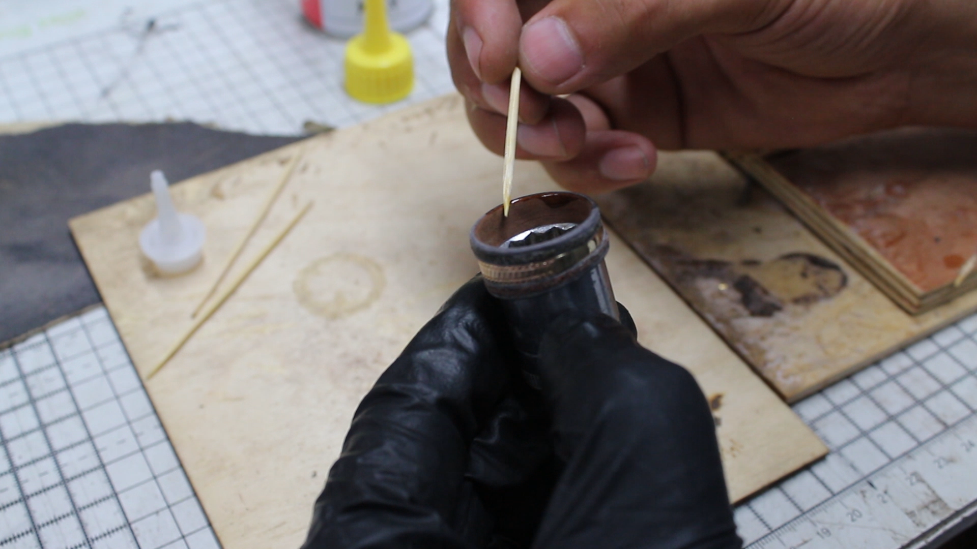 How to inlay a wedding ring into a wooden ring 37.bmp