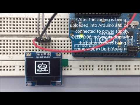 How to interface OLED 0.96 inch with Arduino