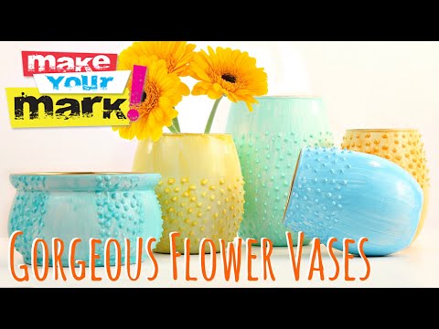 How to make: Gorgeous Flower Vases