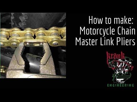 How to make: Motorcycle Chain Master Link Pliers