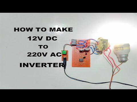 How to make 12v to 220v Inverter
