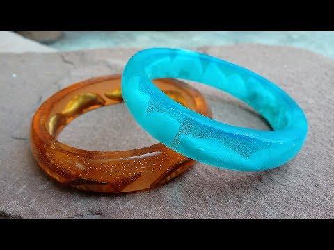 How to make Bracelet Bangle - DIY Resin Art