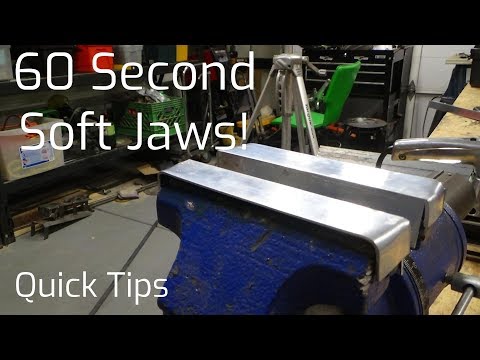 How to make DIY Soft Jaws in 60 seconds! | Quick Tips