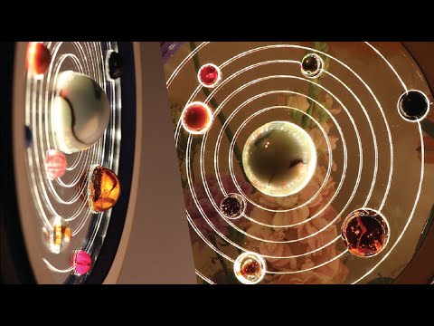 How to make Glass Marbles Solar System / Planet Science Model with lights