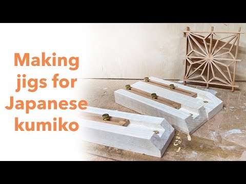 How to make Kumiko jigs