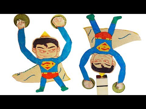 How to make Magic SUPERMAN Balance from Cardboard