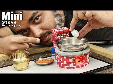 How to make Mini Stove using Miniature Bricks | Mini FoodShow