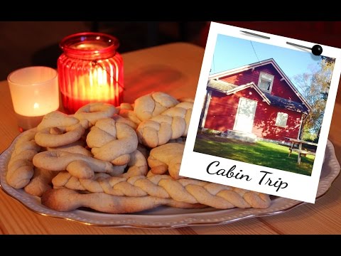 How to make Moldable Butter Cookies | and Cabin Trip