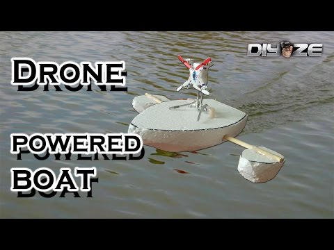 How to make RC boat using DRONE