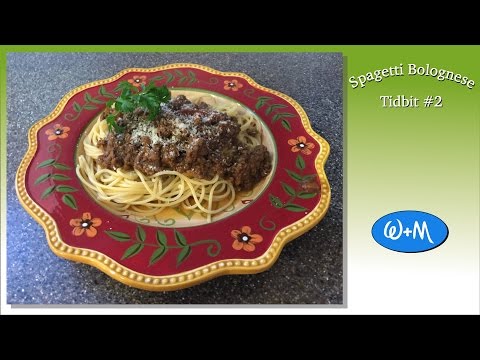 How to make Spaghetti Bolognese! - Tidbits Episode 2