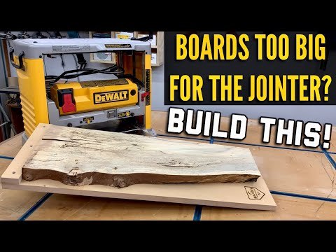 How to make a DIY planer sled / planer jig