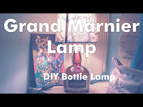 How to make a Grand Marnier Lamp - LED Filament Bulb